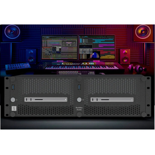 RackMac Studio - Install and Secure One or Two Mac Studio Computers in a Standard 19-inch Rack RackMac Studio - Install and Secure One or Two Mac Studio Computers in a Standard 19-inch Rack